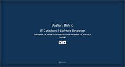Desktop Screenshot of bastian-buehrig.de