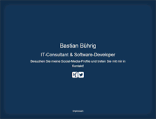 Tablet Screenshot of bastian-buehrig.de